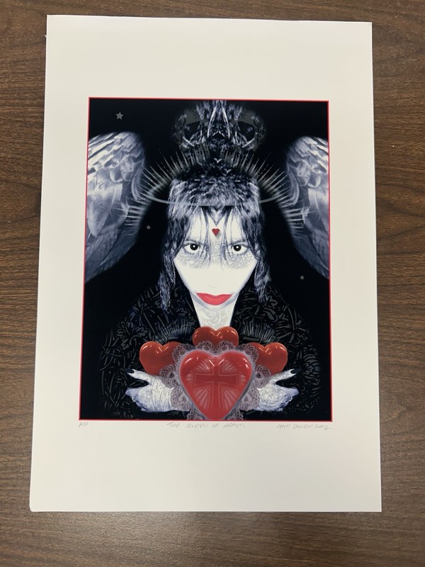 Chris Spollen Artist Proof Lithograph “The Queen Of Hearts” Signed 2002