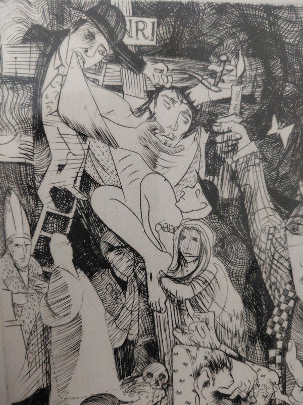 Deposition. David F. DRIESBACH Signed 54/100 Lithograph gallery