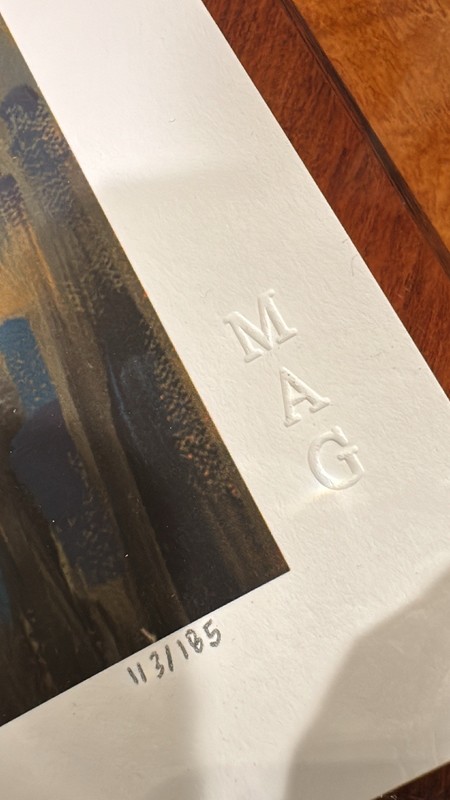 Original Rare Mark Maggiori Signed Print MOON RISING 25.25” x 31” -Only 185 Made gallery