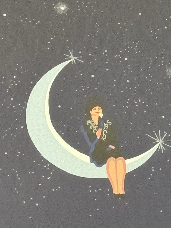 MELANIE TAYLOR KENT VINTAGE RADIO CITY MUSIC HALL ART DECO DANCE SERIGRAPH 1989 gallery