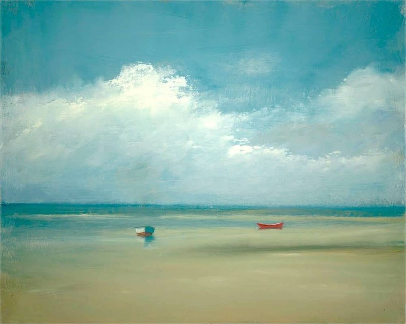 Two Boats at Low Tide By Anne Packard Quality Print - Frame Me gallery