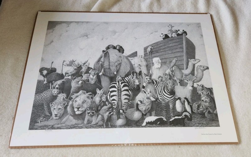 Ken Schuler Before The Storm Signed Limited 364/1000 Print Approx 22×17″