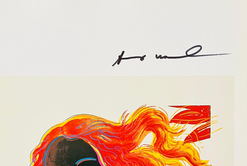 Andy Warhol Hand-Signed Original Print With COA & +$3,500 USD Appraisal Included gallery