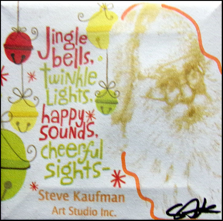 Steve Kaufman Jingle bells FREE SHIPPING canvas Hand Signed Make an Offer