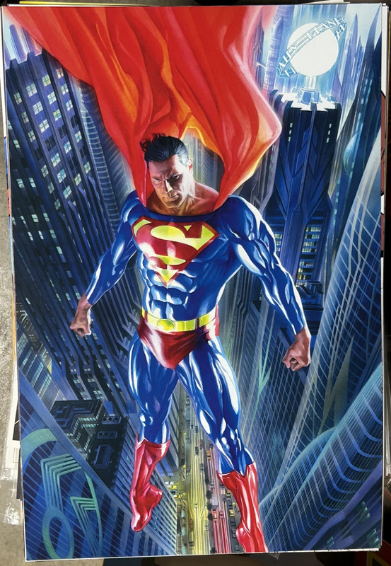 SUPERMAN Man of Tomorrow Art PRINT DC Alex Ross