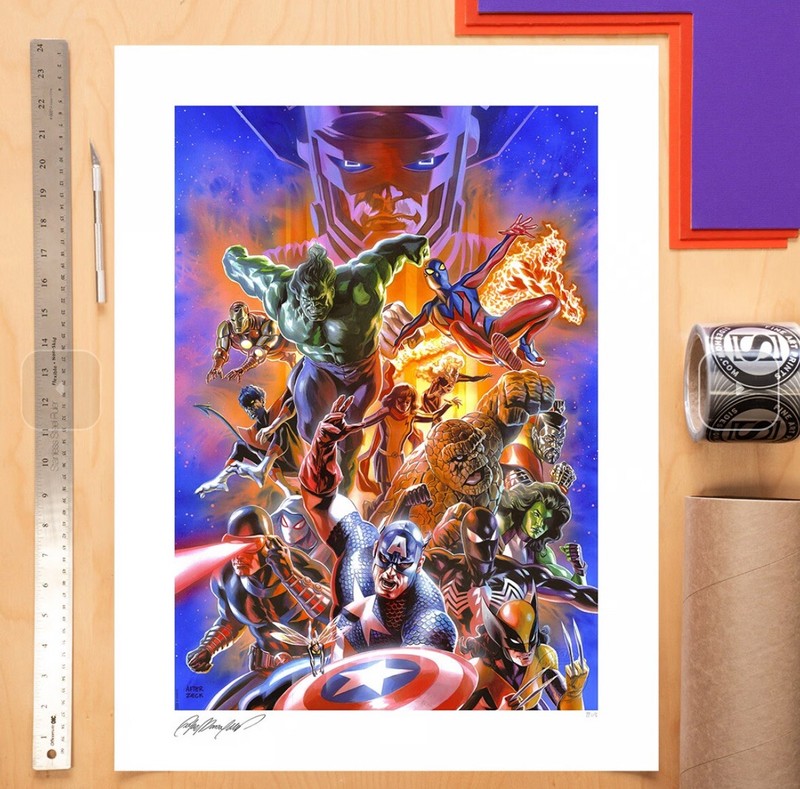 Secret Wars Battle world #1 Sideshow Collectibles Art Prints