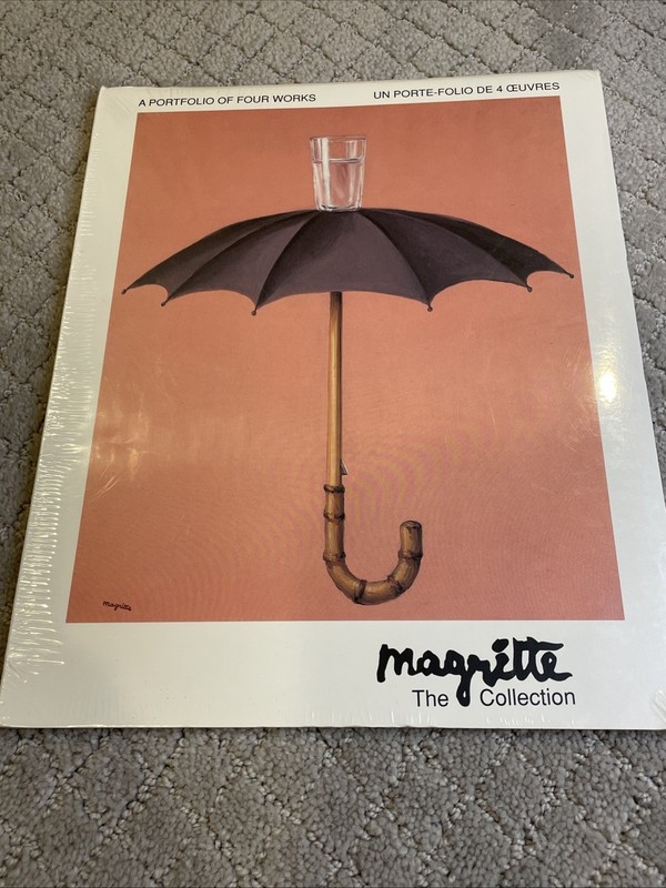 Sealed Magritte Set Of Four Art Prints 24×30 Cm Rare Archival Quality