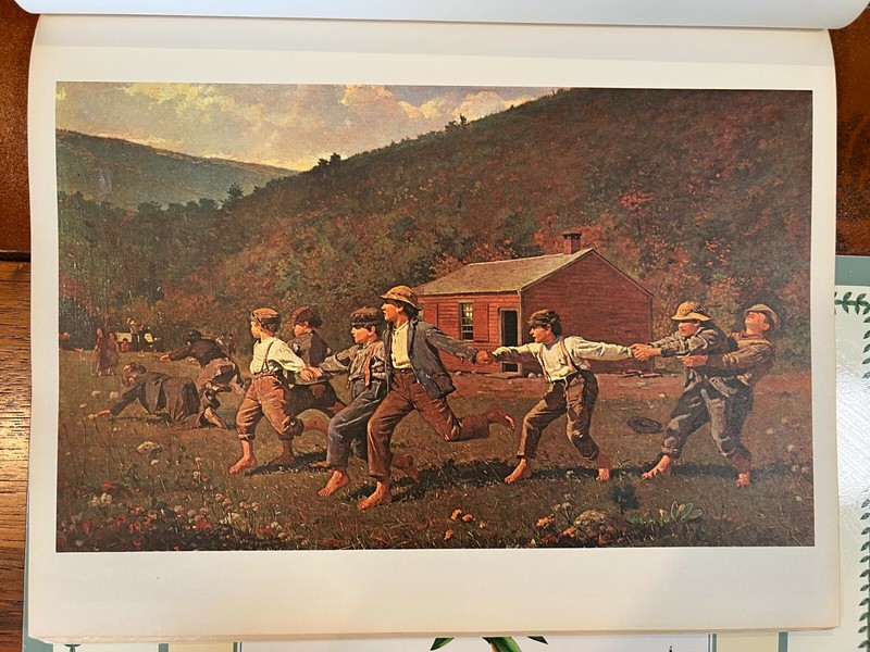 Winslow Homer «Snap the Whip» Print, 14 5/8″ x 11 1/4″ (Paper)
