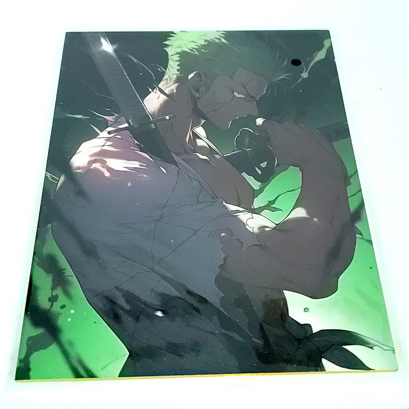 Sanji Zoro One Piece #059 Double-sided Art Board Size A4 8″ x 11″ Waifu Card