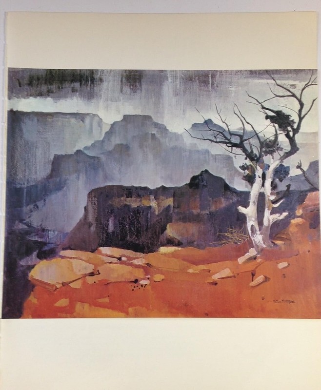 1970 Vintage SOUTHWEST Full Color Art Plate «GRAND CANYON» McIntyre Lithograph