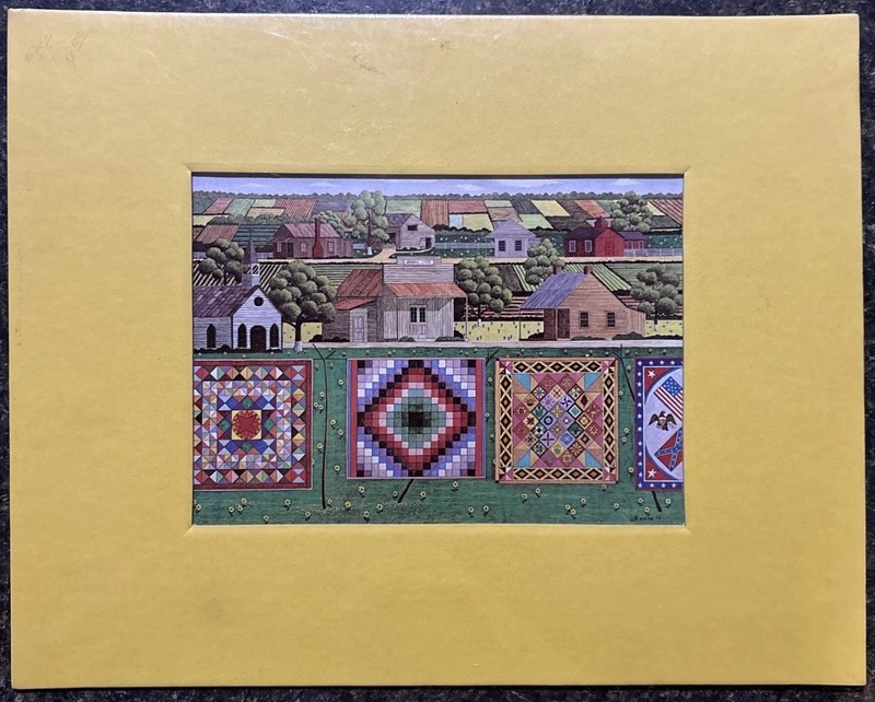 Jack Meyers Print Quilts Louisiana Americana African American Folk Art
