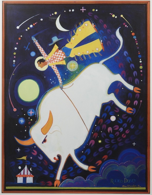 Allan Mardon Rodeo Dance Bradford Brinton Memorial Color Lithograph - 2005 gallery