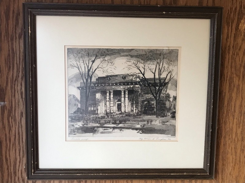 Framed And Matted Print Of “Linda’s Proof” By Doran S Trogdon