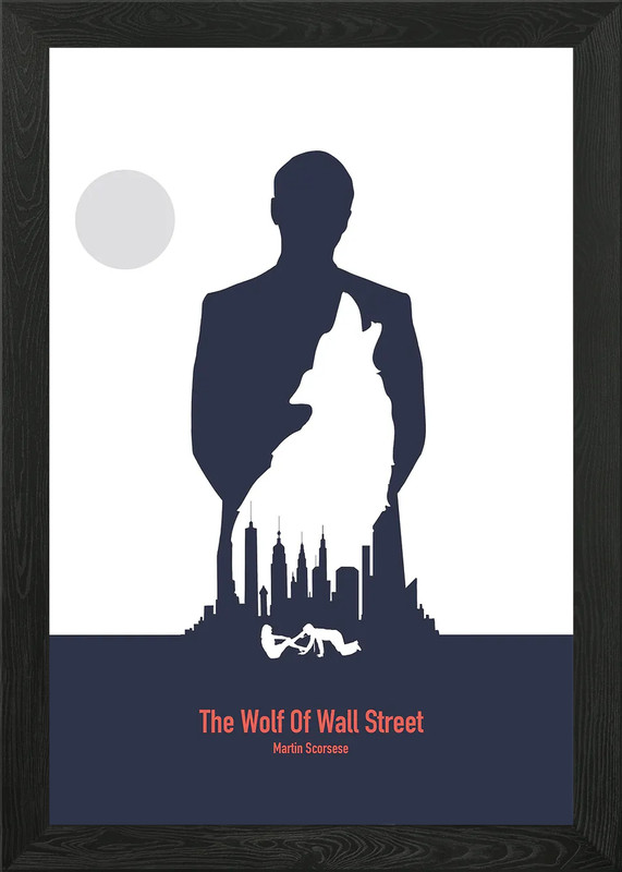 Wolf Framed Wall Art Poster Canvas Print Picture