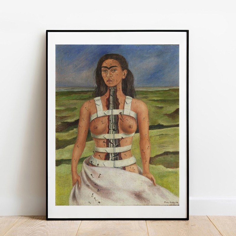 Art print Frida Kahlo The Shattered Column giclee poster wall Art picture gallery