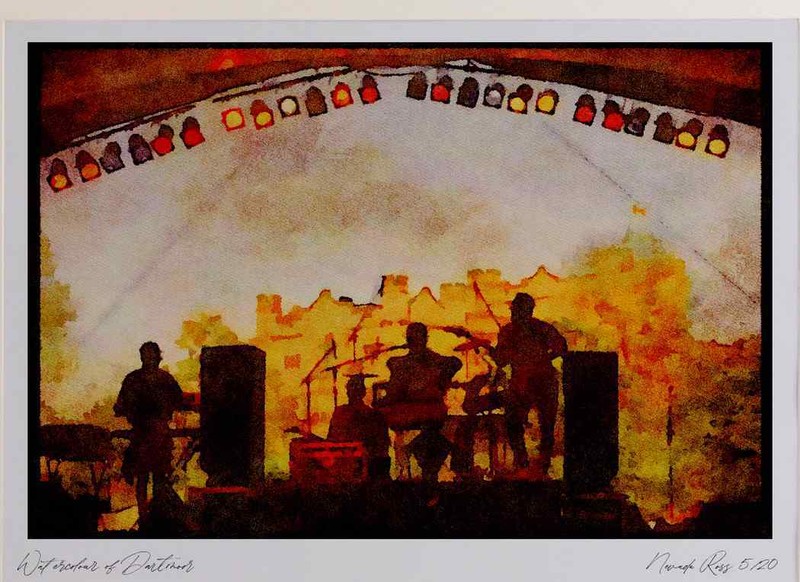 Cities 242012 Backstage At The Festival Of Spring Limited Edition Watercolour P
