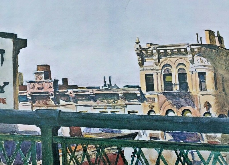 Edward Hopper «Manhattan Bridge & Lily Apartments» 1960 Art Print