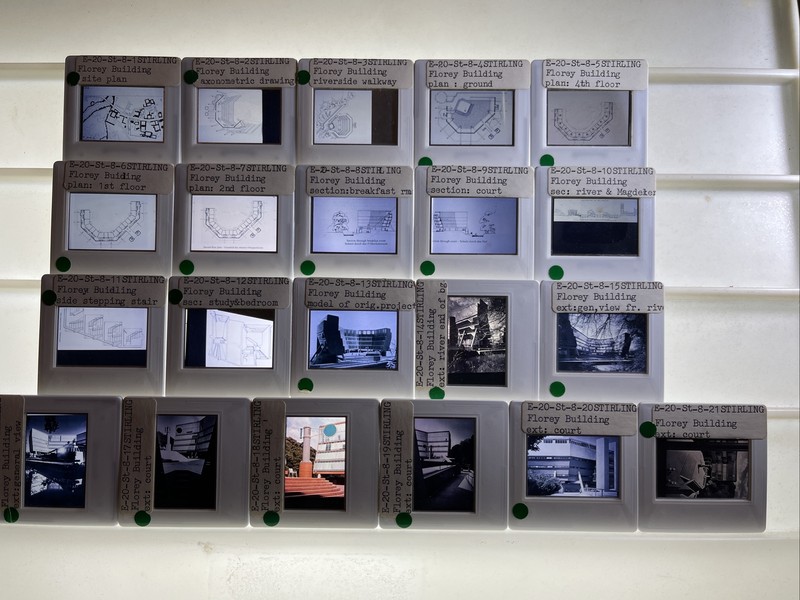 James Stirling Queens College Florey Building 21 35mm Architectural Slides