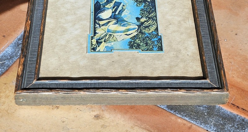 1917 MAXFIELD PARRISH Mini Candy Box Size Volochrome, THE RUBAYIAT, FRAMED 6x12" gallery