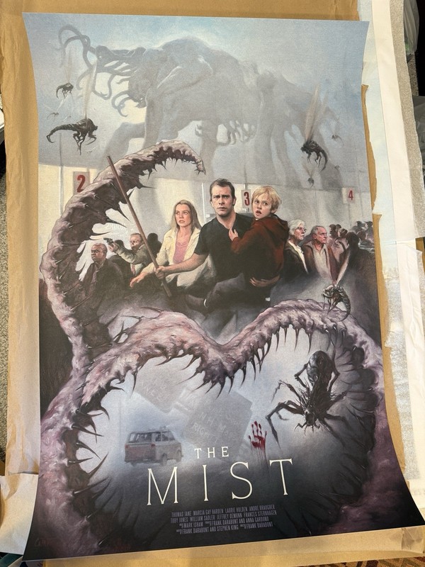 The Mist By Theodora Capat Limited Edition Screen Printed Poster Stephen King