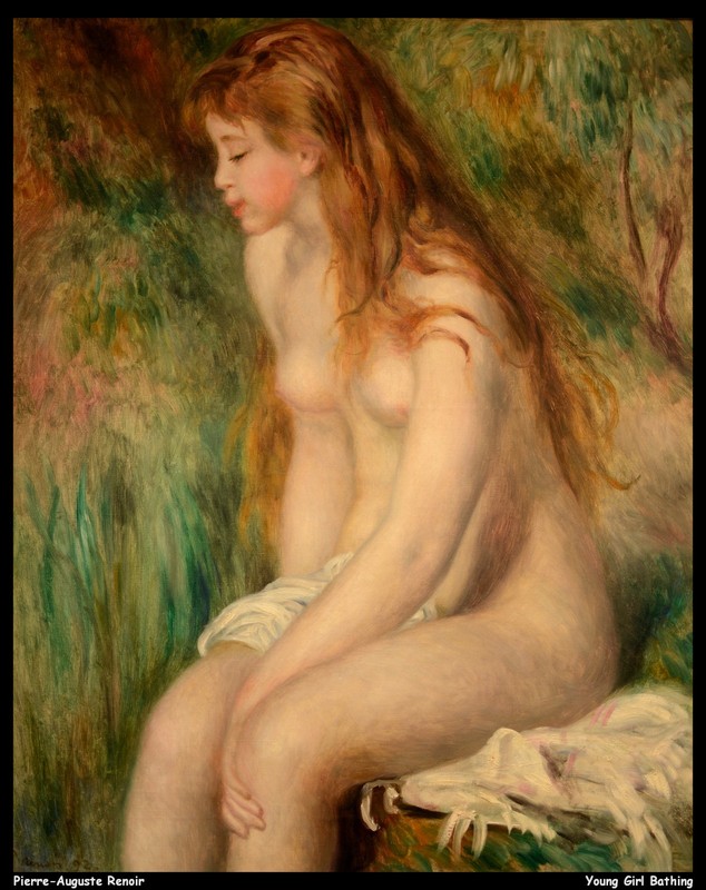 pierre-auguste-renoir—young-girl-bathing–jpb_20048533723_o(1) A1-A4 Poster Ar