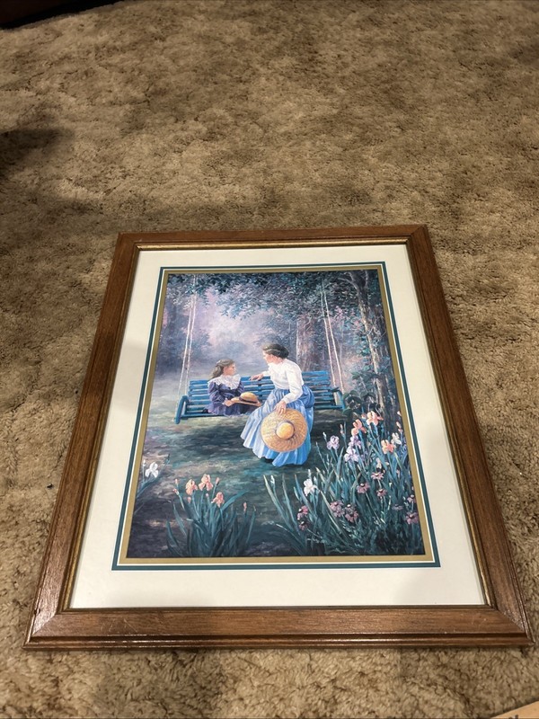 Vintage Thru God’s Grace by artist Bettie Hebert Felder Home Interiors Picture.