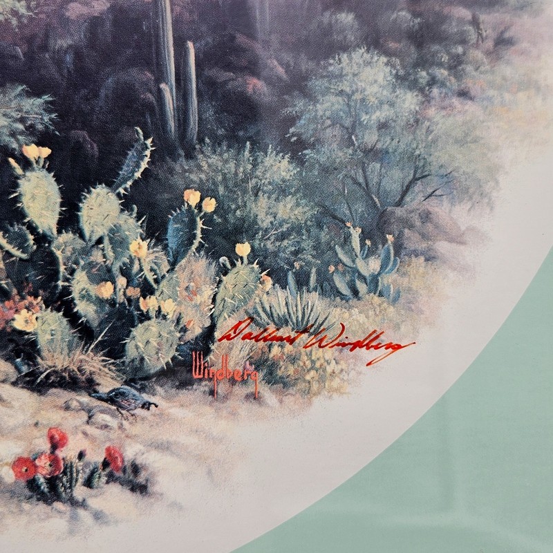 Vintage Limited Edition Dalhart Windberg 'Our Desert's Bounty' Print Framed gallery