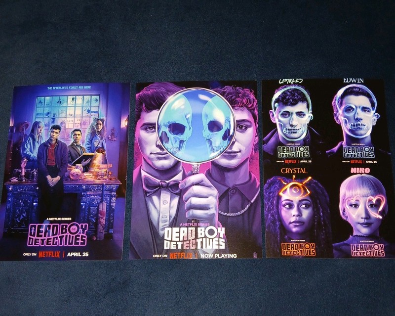 x3 Dead Boy Detectives A6 Picture Poster Prints Movie TV show Video Game