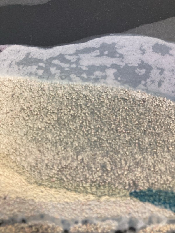 Elba Alvarez "Winter" Hand Signed, Titled, and Numbered Textured Serigraph. gallery