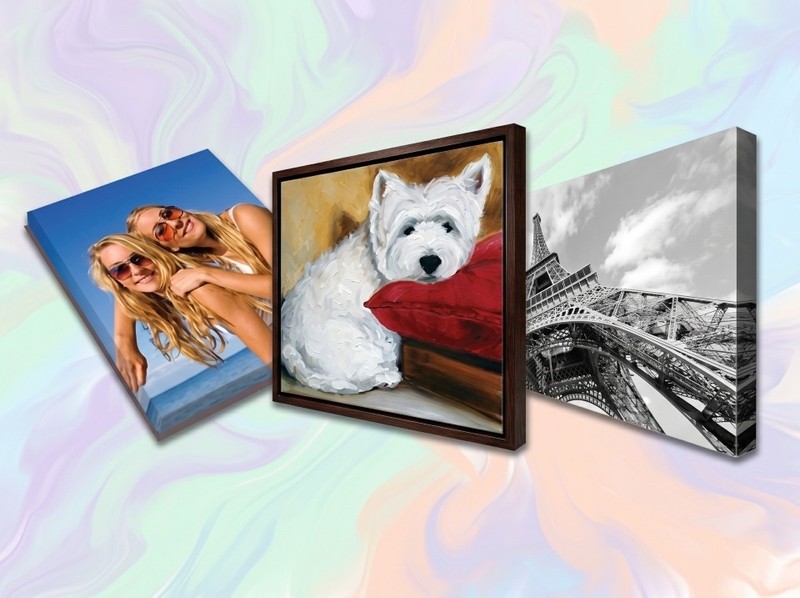 Personalized Collage Canvas Print From Photos Custom Wall Art Gift Decor Picture gallery