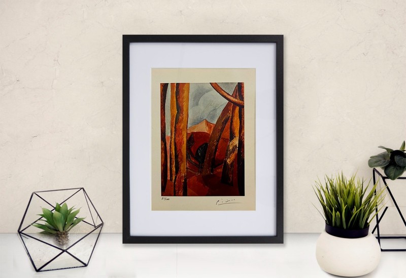 Pablo Picasso Hand-Signed Original Print With COA and +$3,500 USD Appraisal