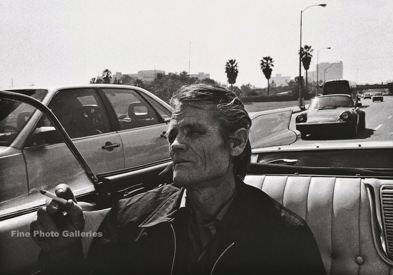 1987 CHET BAKER Smoking By BRUCE WEBER Jazz Music Car Photo Engraving On 11X14