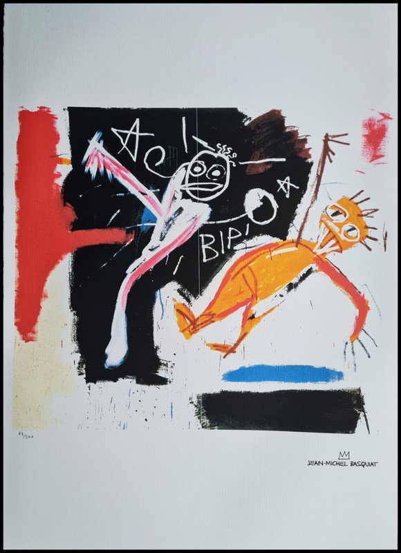 Jean-Michel Basquiat * Untitled * 70 X 50 CM * Lithograph * Limited # 48/300