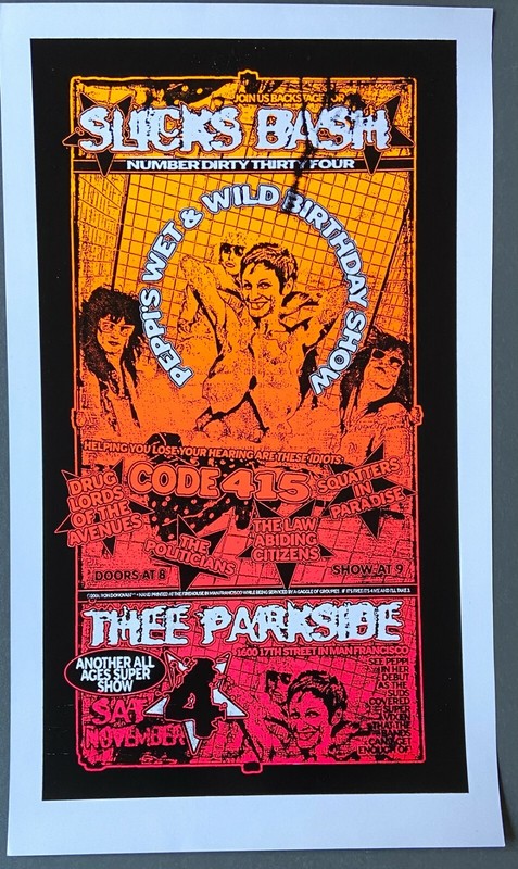 Set of 2 Slicks Bash #34: San Francisco, 2006 Posters by Ron Donovan