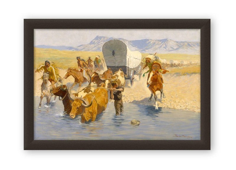 The Emigrants by Frederic Remington Western Giclee Art Print + Free Shipping gallery