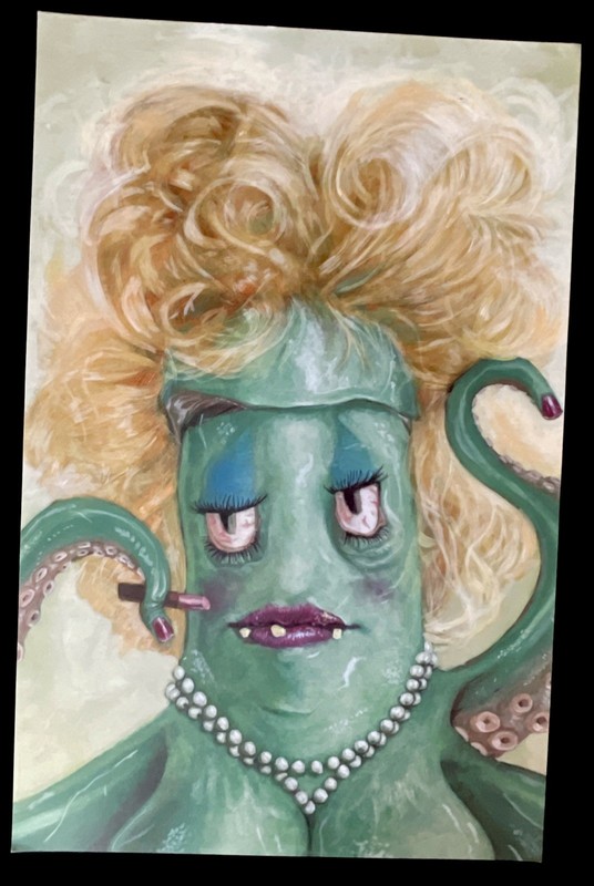 SQUIDBILLIES Art Prints Adult Swim Cartoon Network Early Rusty Lil Granny x/150 gallery
