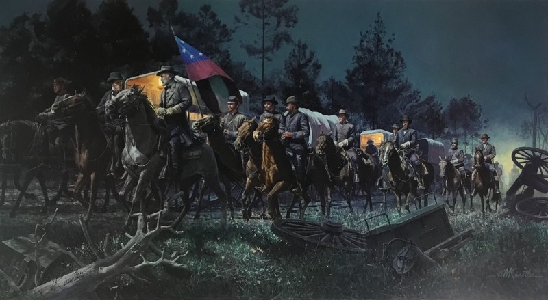 Mort Kunstler Lee Takes Command Signed/Numbered L/ED Print gallery