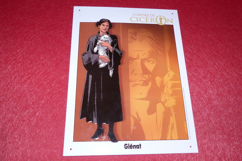 [BD COLLECTIONS] L’ORDRE DE CICERON /PLAQUE TOLE EMAILLEE GLENAT 30×40 HC Gillon