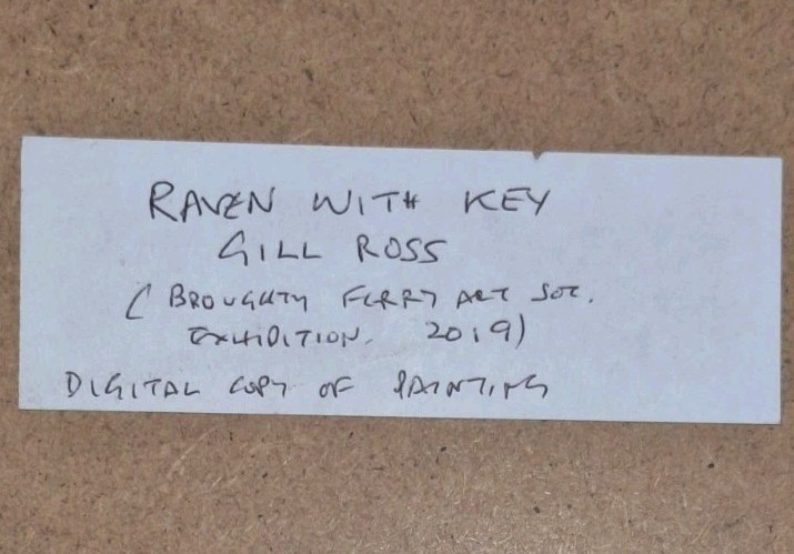 'Raven With Key' Jill Ross, 2019, Limited Edition Print 11/25, Next Day Delivery gallery