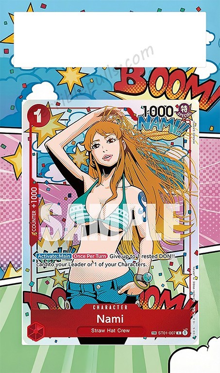 One Piece Extended Art Insert for PSA Slab- Nami TR OP06 ART ONLY