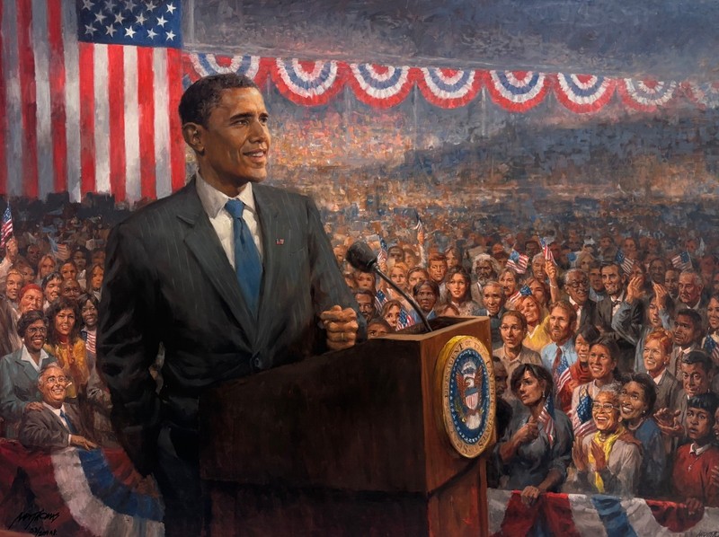 Limited Edition Print «CHANGE» Barack Obama – Andy Thomas – Signed And Numbered
