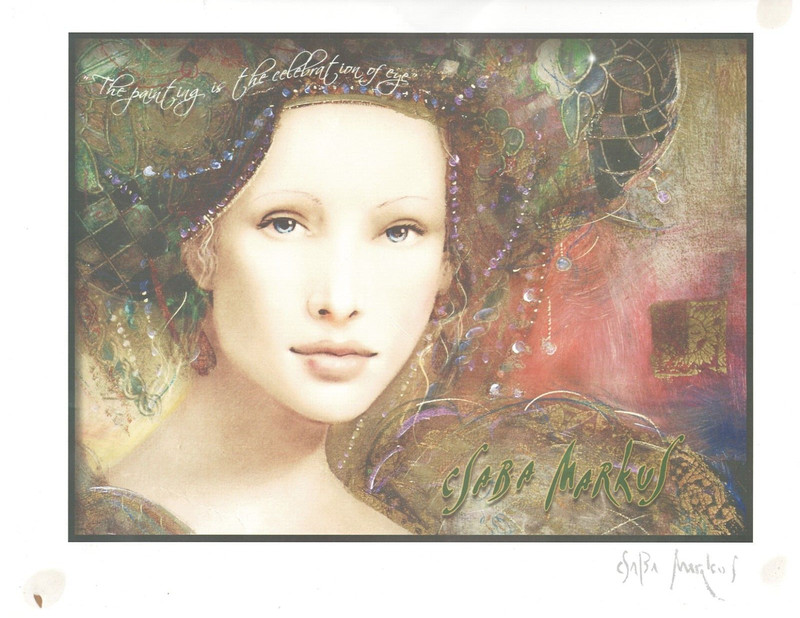Csaba Markus Emerald Rhapsody Seriolithograph 7″ x 9 3/8″ Prints w/COA 2011