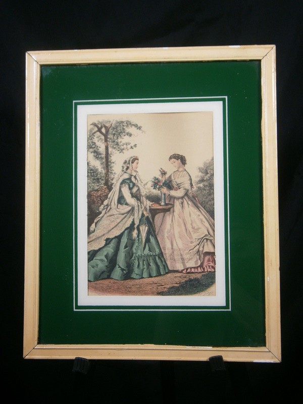 ANAIS TOUDOUZE LA MODE ILLUSTREE BONNARD VICTORIAN FASHION PARISIAN ART PRINT
