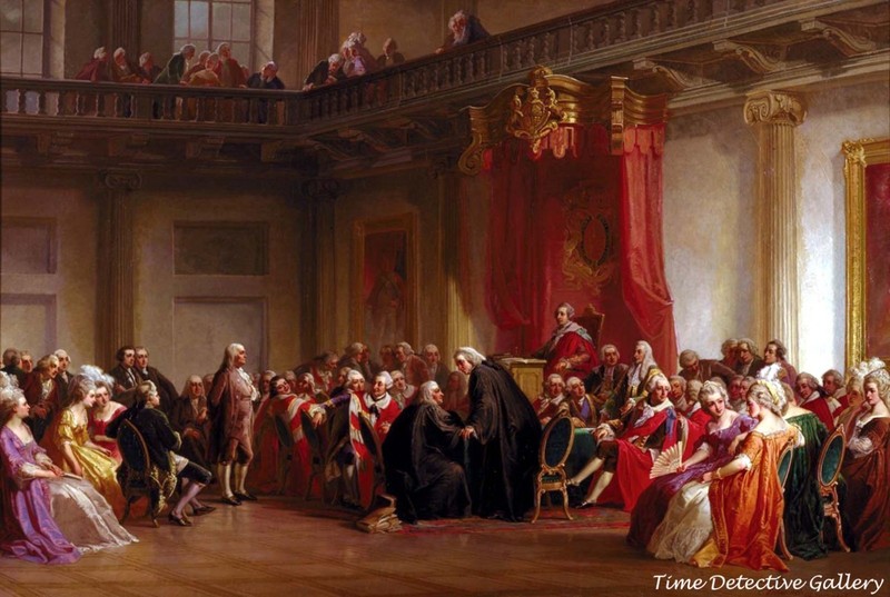 "Benjamin Franklin Appearing before the Privy Council"- Revolutionary War Print