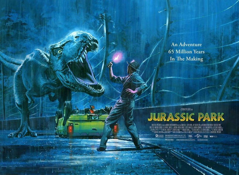 JURASSIC PARK Limited edition print #250 PAUL MANN R2019 24×36 STEVEN SPIELBERG
