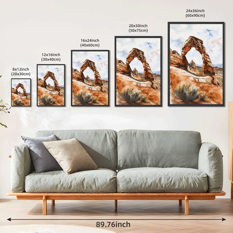 Desert Arch Landscape Wall Art Canvas Oil Paintings Reproduction gallery