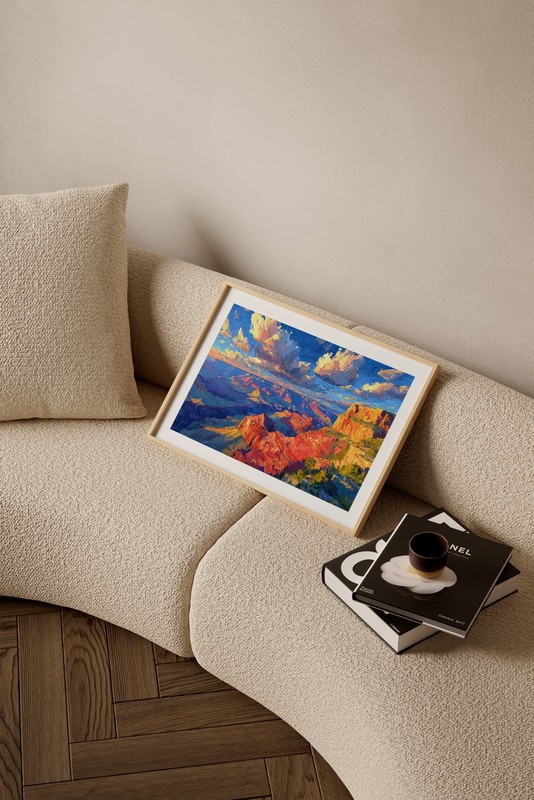 Grand Canyon United States 36x24 Giclée Art Print Ltd 1/25 Signed COA Romble H17 gallery
