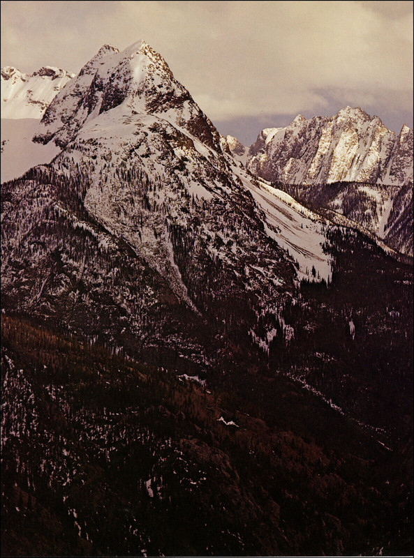 1975 Vintage Print Mountain Snow Peaks Of Grenadier Range Animas River Canyon