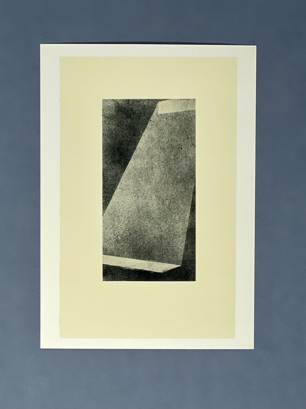 Ed Ruscha Art Print Card 2024 - Bolt I, 1998 Gemini Gallery NYC 4.25”x6” gallery