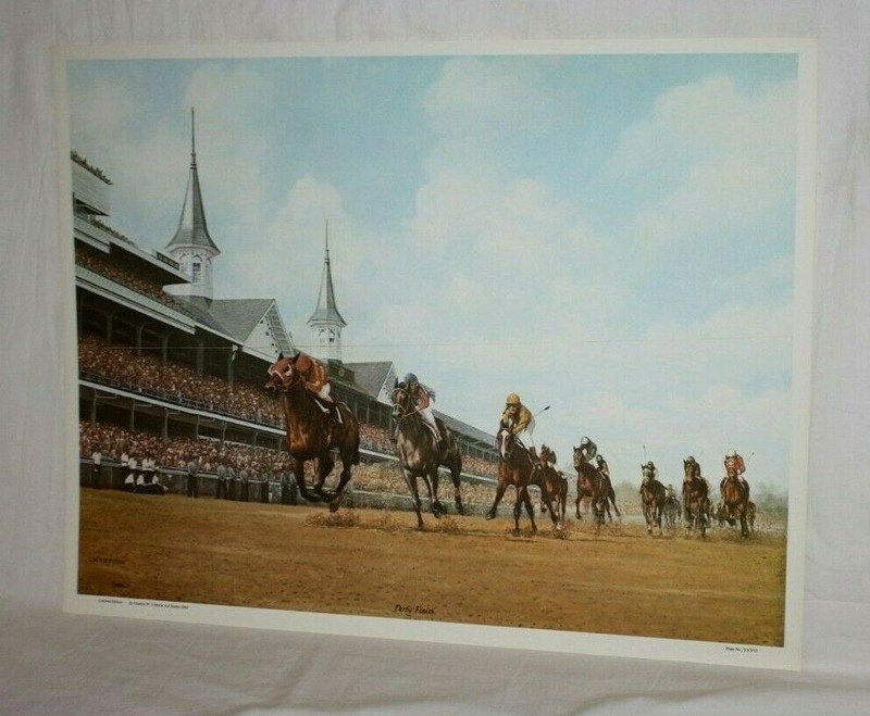 Derby Finish CW Vittitow Horse Racing Churchill Downs Kentucky Derby Twin Spires